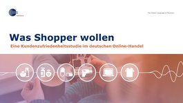 Cover zur Studie Was Shopper wollen 2023