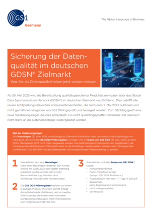 Cover zum Download Sicherung Datenqualität - Infos für Datenpoolbetreiber